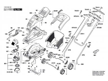 SEKACKA ROTAK 37 Bosch ERGOFLEX Bosch 3600H82100