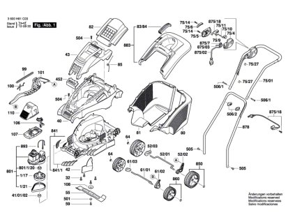 SEKACKA ROTAK 40 Bosch 3600H81C03