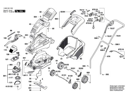 SEKACKA ROTAK 43 Bosch 3600H81D30