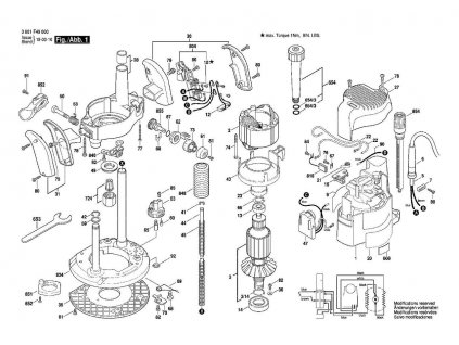 Horní frézka GOF 2000 CE Bosch 3601F49000
