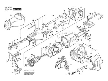 Pila ocaska GSA 1200 E Bosch 3601F4E003