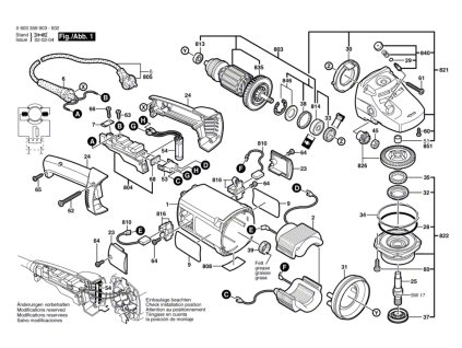 Úhlová bruska PWS 20-230 Bosch 0603359908