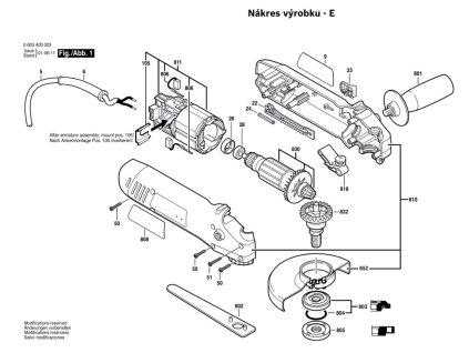 Úhlová bruska PWS 550 Bosch 0603400108