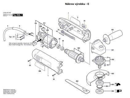 Úhlová bruska PWS 7-125 Bosch 0603403903