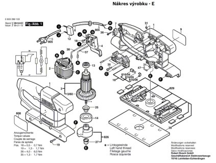 Vibrační bruska PSS 23 Bosch 0603289108