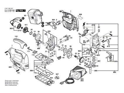 kmitací pila GST 24 V Bosch 0601598221