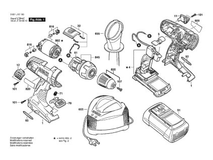 Aku šroubovák GSR 36 V-LI Bosch 3601J12100
