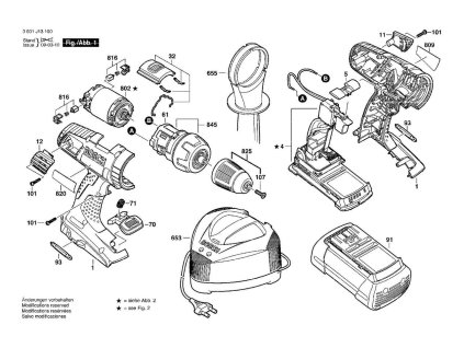 Aku příklepová vrtačka GSB 36 V-LI Bosch 3601J13100