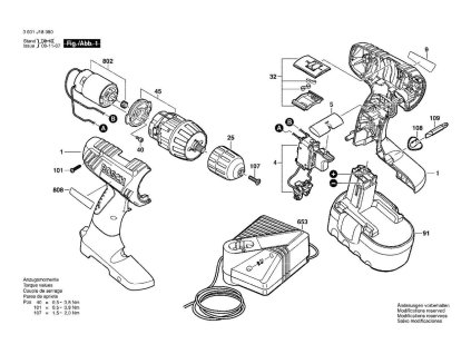 Aku vrtací šroubovák GSR 18-2 Bosch 3601J18300