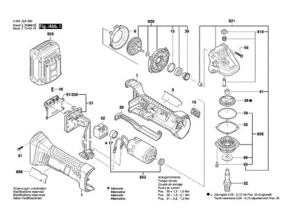 Aku úhlová bruska GWS 18-125 V-LI Bosch 3601J3A301