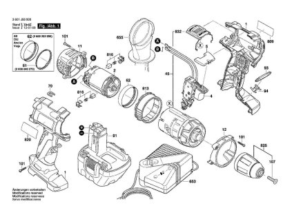 Aku šroubovák GSR 12 VE-2 Bosch 3601J93500