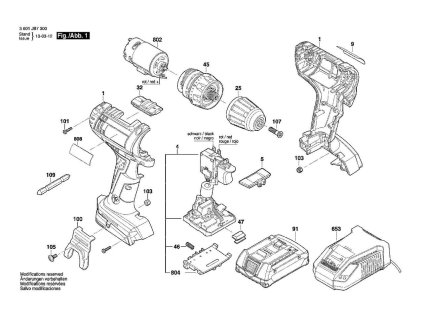 Aku příklepový šroubovák GSB 18-2-LI Bosch 3601JD2300