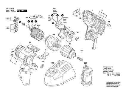 Aku vrtací šroubovák GSR 10,8V-EC TE Bosch 3601JD4000