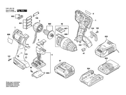 Aku vrtací šroubovák GSR 18 V-EC Bosch 3601JD6100