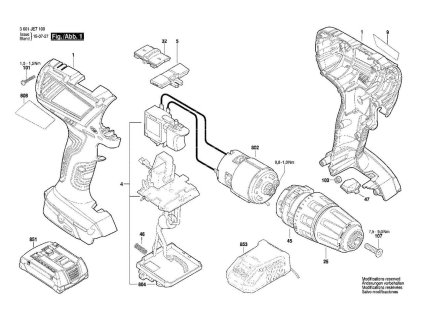 Aku příklepový šroubovák GSB 18-2-LI Plus Bosch 3601JE7100