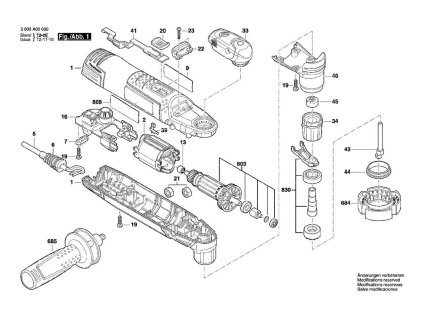 Multifunkční nářadí PMF 250 CES Bosch 3603A00600
