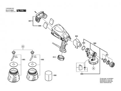 Stříkací pistole PFS 55 Bosch 3603B06000