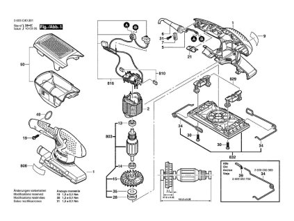 Vibrační bruska PSS 250 A Bosch 3603C40201