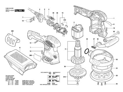 Excentrická bruska PEX 400 AE Bosch 3603CA4000
