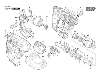 Aku Vrtací kladivo UNEO Maxx Bosch 3603J52300