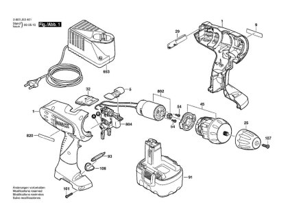 Aku šroubovák PSR 14,4 V Bosch 3603J53401