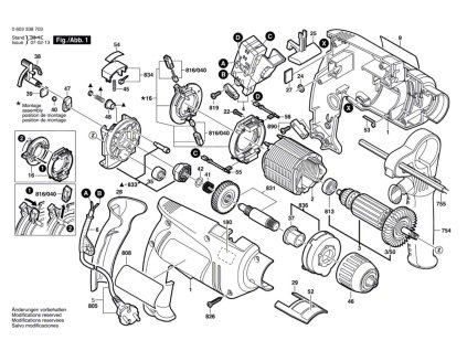 Příklepová vrtačka PSB 600 RE Bosch 0603338708