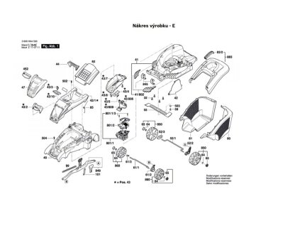 Aku Sekačka Rotak 43 LI M Bosch 3600HA4503