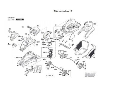 Aku Sekačka Rotak 43 LI M Bosch 3600HA450B