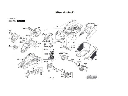 Aku Sekačka Rotak 43 LI S Bosch 3600HA4507