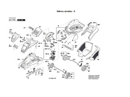 Aku Sekačka Rotak 43 LI S Bosch 3600HA450D