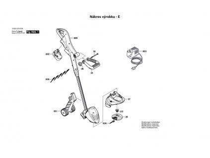 Aku Strunová sekačka ART 2300 ACCU Bosch 3600H78E06