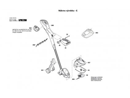 Aku Strunová sekačka ART 260 LI Bosch 3600H78L02