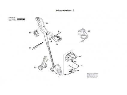 Aku Strunová sekačka ART 2600 ACCU Bosch 3600H78F03