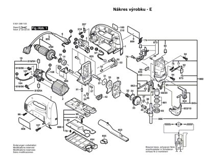 Stolní pila GST 100 B Bosch 0601589108