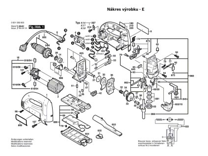 Stolní pila GST 100 BCE Bosch 0601589808