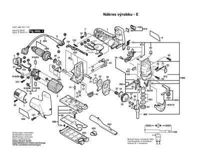 Stolní pila GST 100 CE Bosch 0601588708