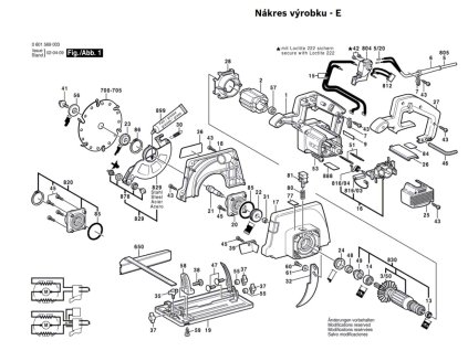 Okružní pila GKS 54 Bosch 0601569008
