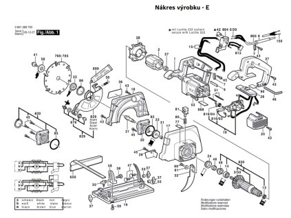 Okružní pila GKS 54 CE Bosch 0601569708