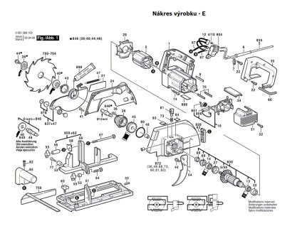 Okružní pila GKS 65 Bosch 0601568108
