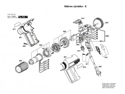 Horkovzdušná pistole GHG 650 LCE Bosch 0601943703