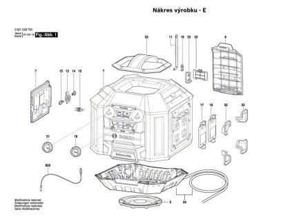 Radiobox GML 20 Bosch 3601D29700