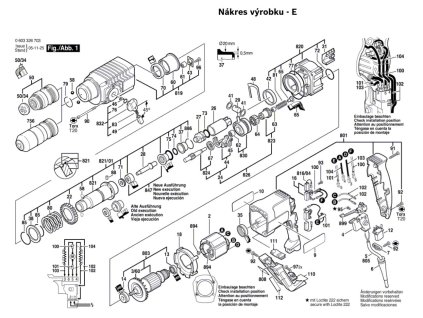 Vrtací kladivo PBH 240 RE Bosch 0603326708