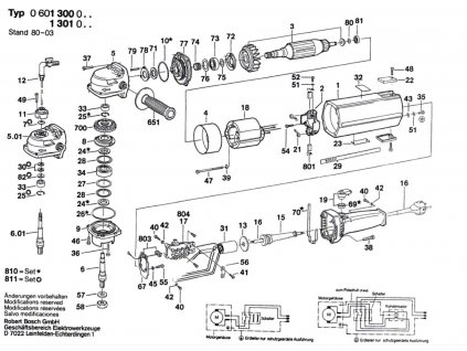 Aku Úhlová bruska USWBosch J77..S 3 Bosch 0601301010
