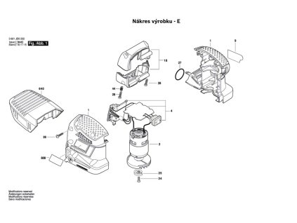 Aku Vibrační bruska GSS 18-10 Bosch 3601JD0202