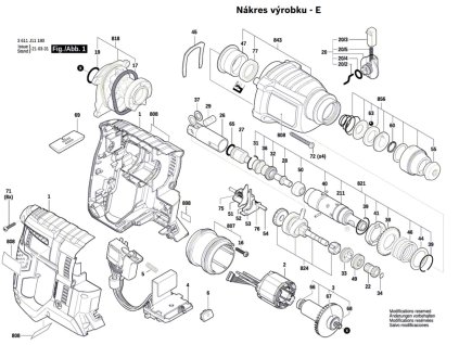 Aku Vrtací kladivo GBH 180-LI Bosch 3611J11120