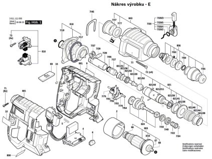 Aku Vrtací kladivo GBH 18V-20 Bosch 3611J11000