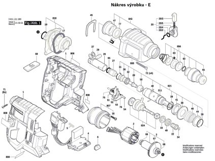Aku Vrtací kladivo GBH 18V-21 Bosch 3611J11100