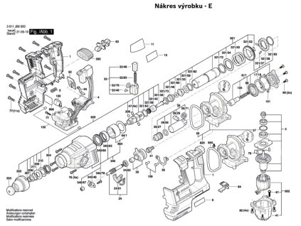 Aku Vrtací kladivo GBH 18V-26 Bosch 3611J09000