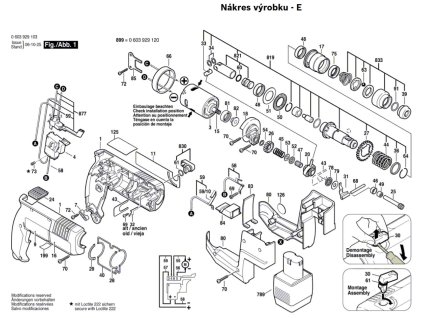 Aku Vrtací kladivo PBH 12 VR Bosch 0603929103
