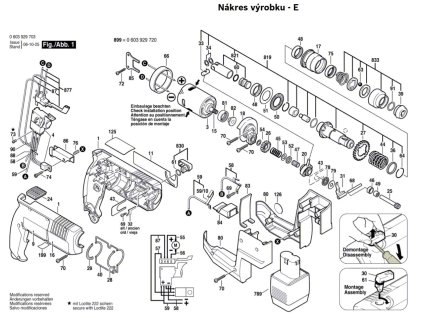 Aku Vrtací kladivo PBH 12 VRE Bosch 0603929703